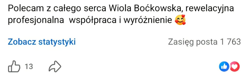 Opinia klienta Student Support dotycząca profesjonalnej współpracy, rzetelności i pozytywnego wyróżnienia.