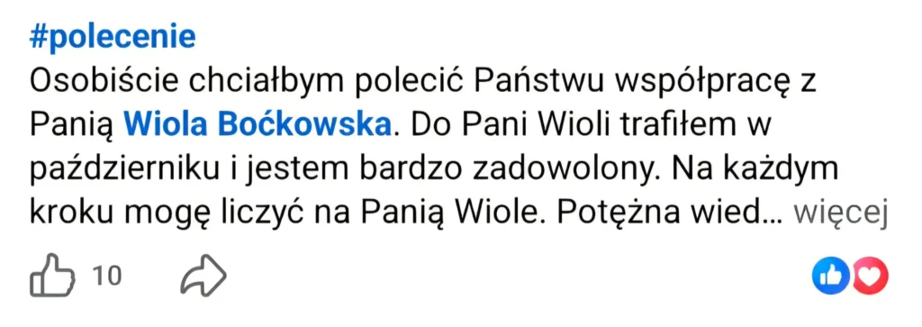 Opinia klienta Student Support dotycząca stałego wsparcia, dużej wiedzy i pomocy na każdym etapie współpracy.
